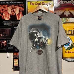 Vintage Harley-Davidson Bugs Bunny 'Spirit Untamed' T-Shirt - Grey, Size XL